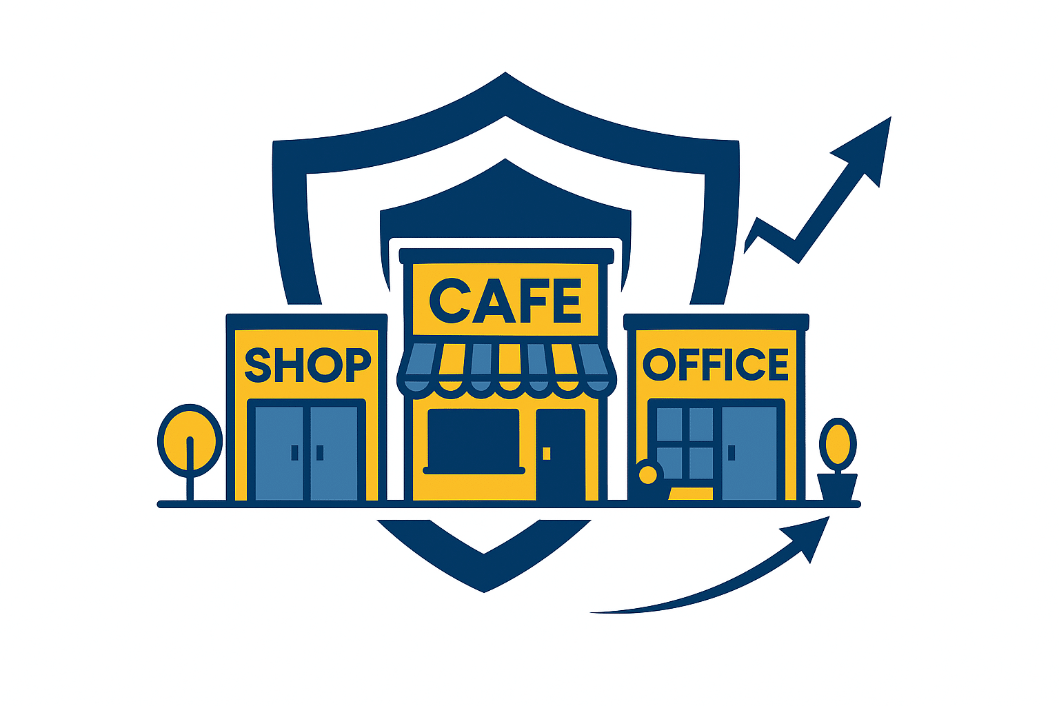 Business Growth and Protection Emblem